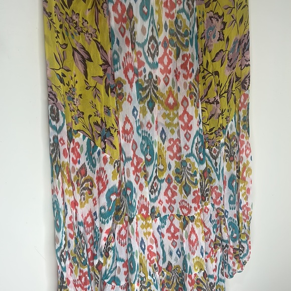 BY ANTHROPOLOGIE Maureen Babydoll Semi-Sheer Tunic Blouse Cover-Up Size XL - Picture 14 of 16